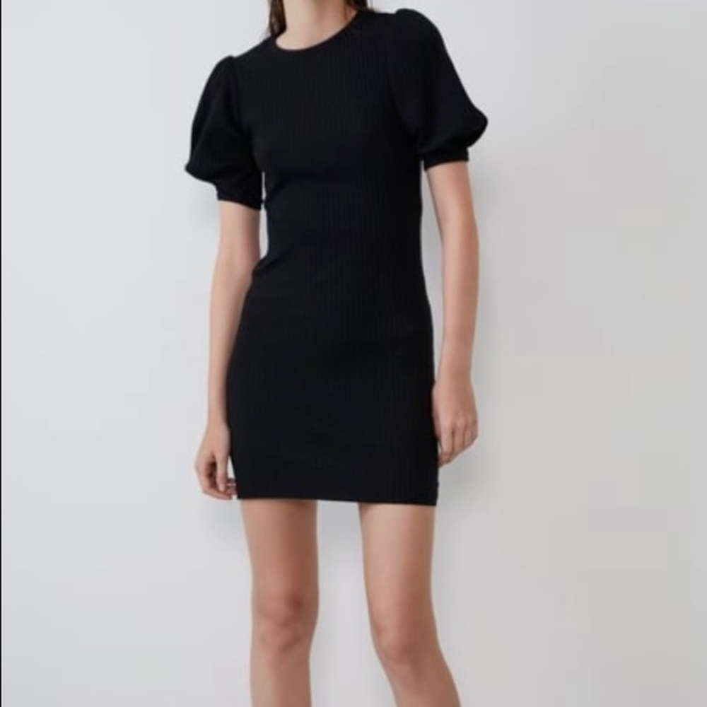 NWT Voluminous Textured Weave Dress